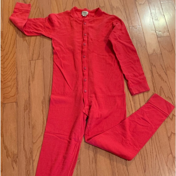 L.L. Bean Two-Layer Kids Union Suit - Picture 2 of 4
